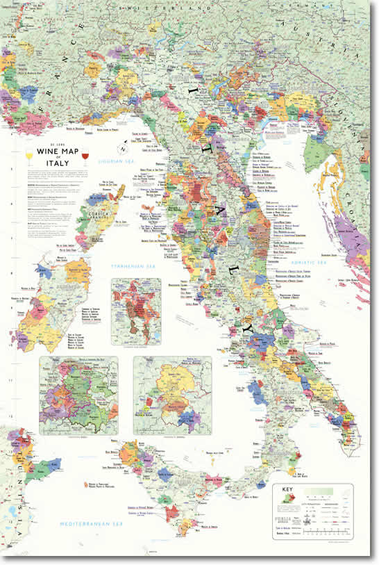 De Long Wine MAp